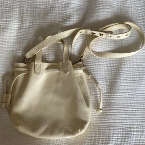Madewell white purse